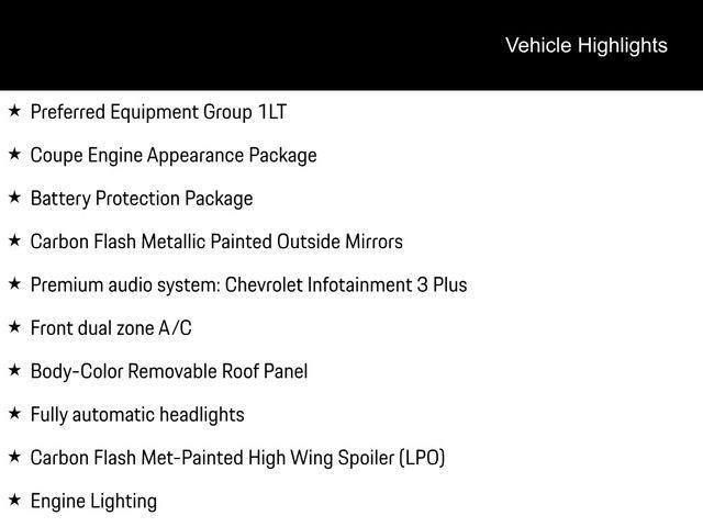 used 2025 Chevrolet Corvette car, priced at $70,568