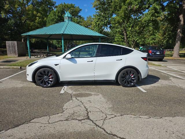 used 2021 Tesla Model Y car, priced at $34,999