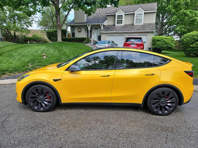 used 2021 Tesla Model Y car, priced at $33,999