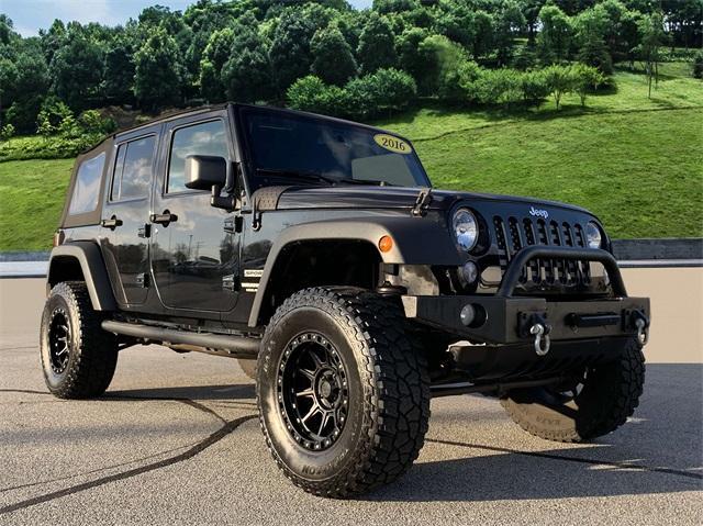 used 2016 Jeep Wrangler Unlimited car, priced at $19,408