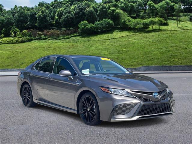 used 2021 Toyota Camry Hybrid car, priced at $23,451