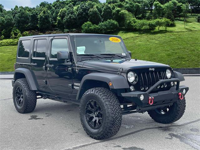used 2016 Jeep Wrangler Unlimited car, priced at $17,971