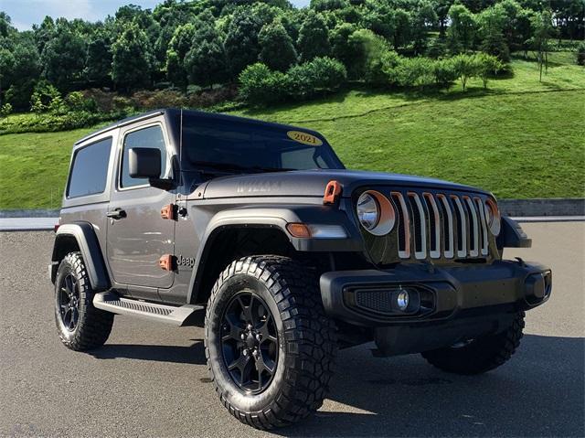 used 2021 Jeep Wrangler car, priced at $29,491