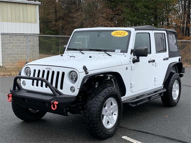 used 2015 Jeep Wrangler Unlimited car, priced at $14,618