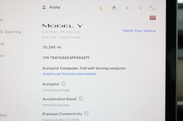 used 2023 Tesla Model Y car, priced at $29,495