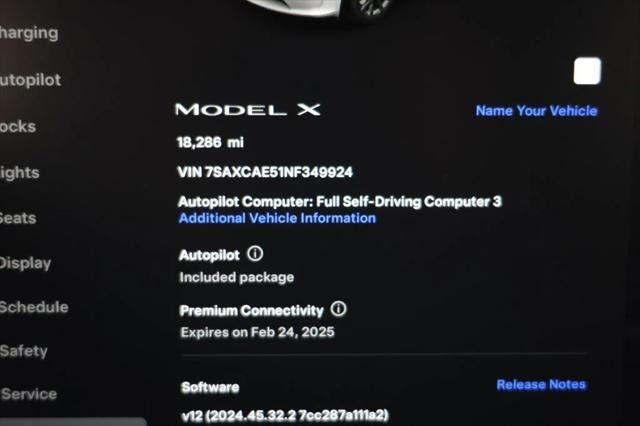 used 2022 Tesla Model X car, priced at $49,995