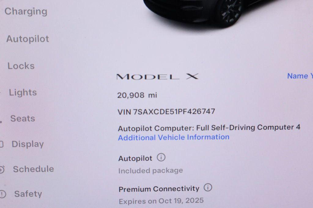 used 2023 Tesla Model X car, priced at $46,995