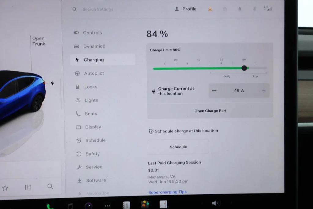 used 2025 Tesla Model Y car, priced at $34,995