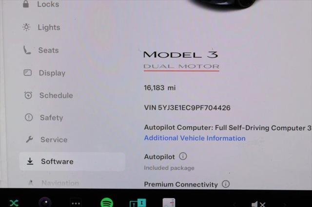 used 2023 Tesla Model 3 car, priced at $32,495