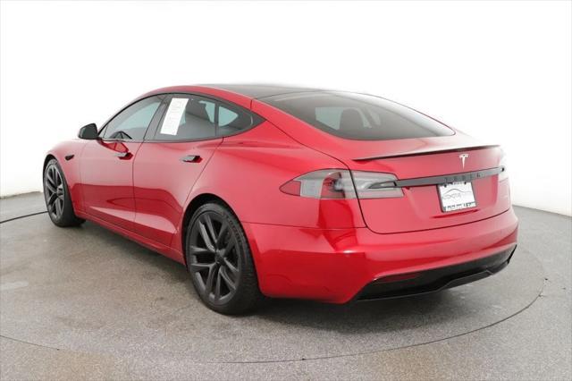 used 2021 Tesla Model S car, priced at $54,495