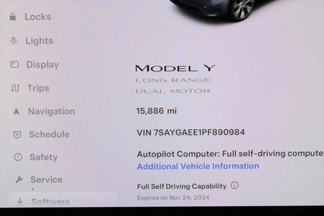 used 2023 Tesla Model Y car, priced at $33,995