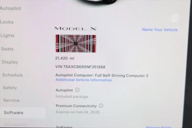 used 2022 Tesla Model X car, priced at $57,995