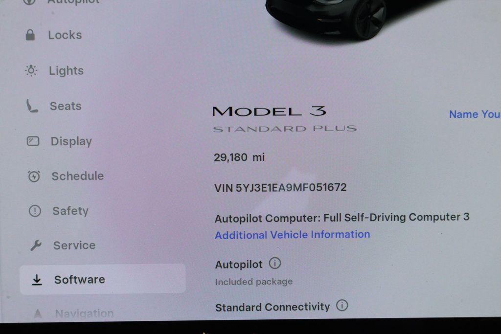used 2021 Tesla Model 3 car, priced at $21,695