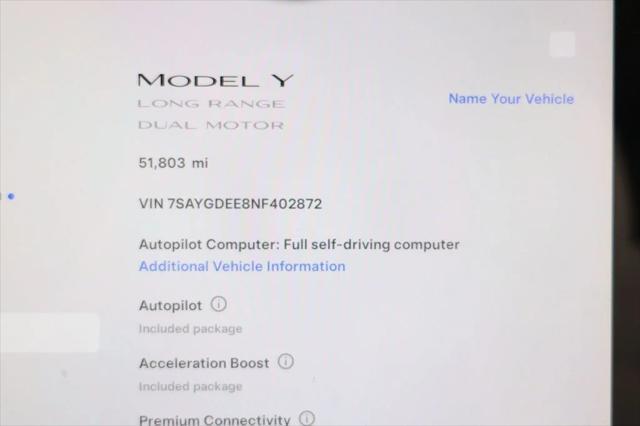 used 2022 Tesla Model Y car, priced at $24,495