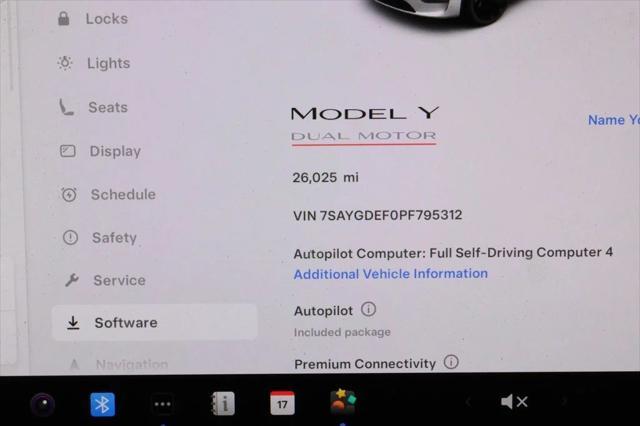 used 2023 Tesla Model Y car, priced at $28,495