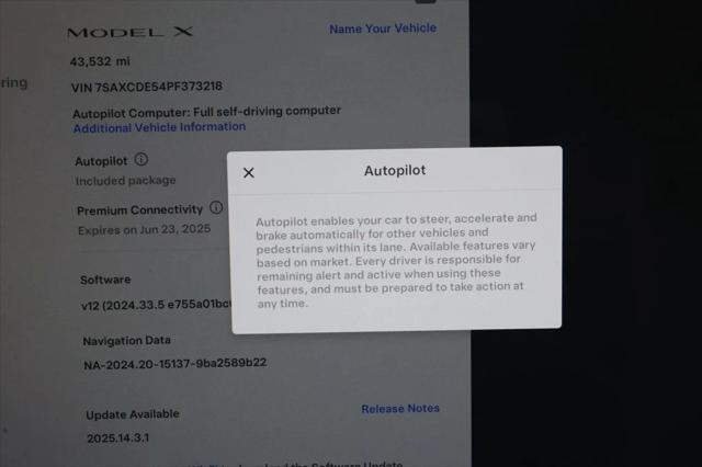 used 2023 Tesla Model X car, priced at $40,995