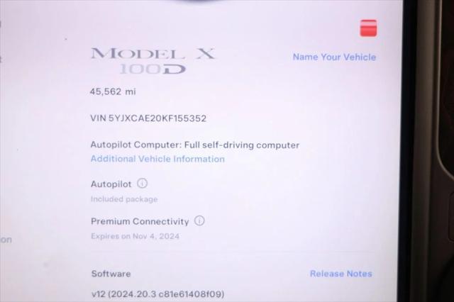 used 2019 Tesla Model X car, priced at $31,995