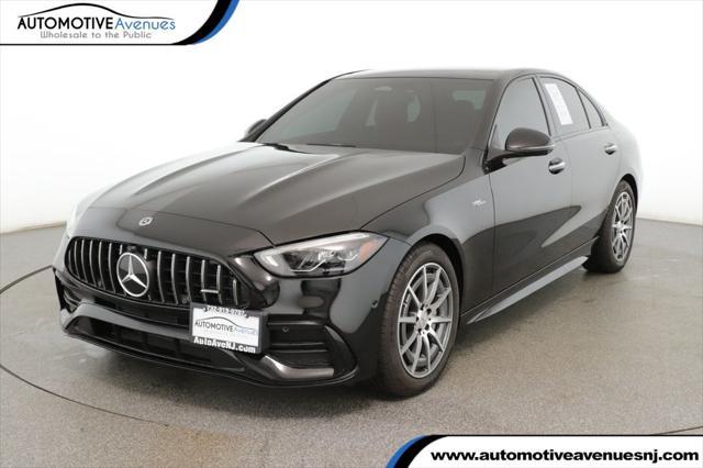 used 2023 Mercedes-Benz AMG C 43 car, priced at $46,995