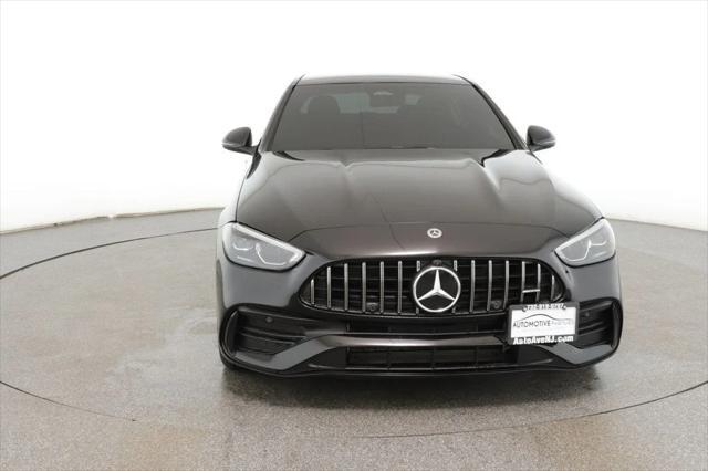 used 2023 Mercedes-Benz AMG C 43 car, priced at $46,995