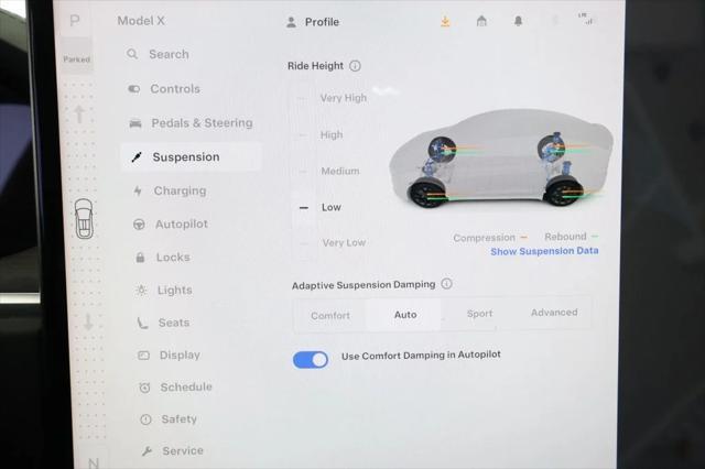 used 2023 Tesla Model X car, priced at $46,995