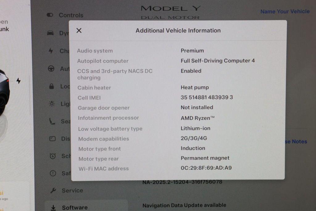 used 2025 Tesla Model Y car, priced at $35,795