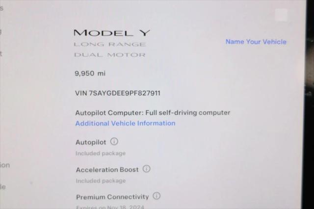 used 2023 Tesla Model Y car, priced at $29,995