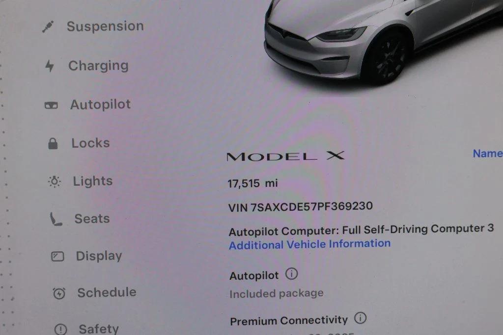 used 2023 Tesla Model X car, priced at $45,195