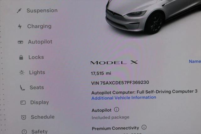 used 2023 Tesla Model X car, priced at $45,995