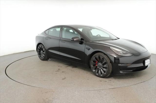 used 2022 Tesla Model 3 car, priced at $27,495