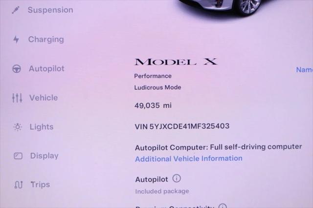 used 2021 Tesla Model X car, priced at $41,995