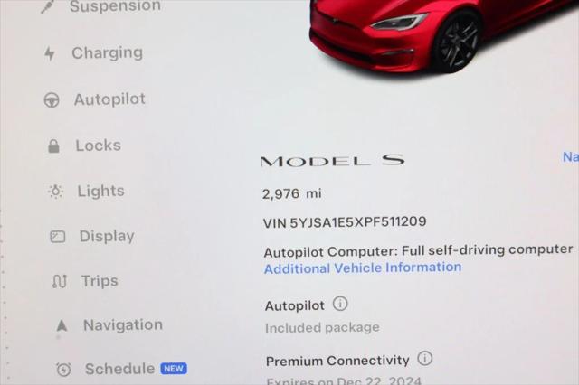 used 2023 Tesla Model S car, priced at $57,995