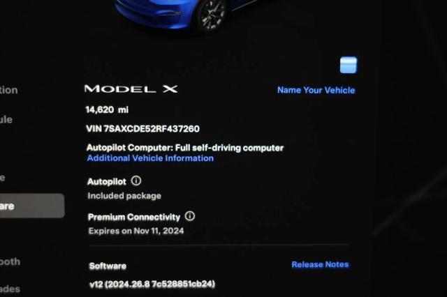 used 2024 Tesla Model X car, priced at $58,495