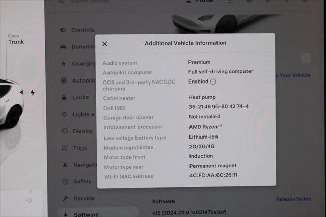 used 2022 Tesla Model Y car, priced at $29,995