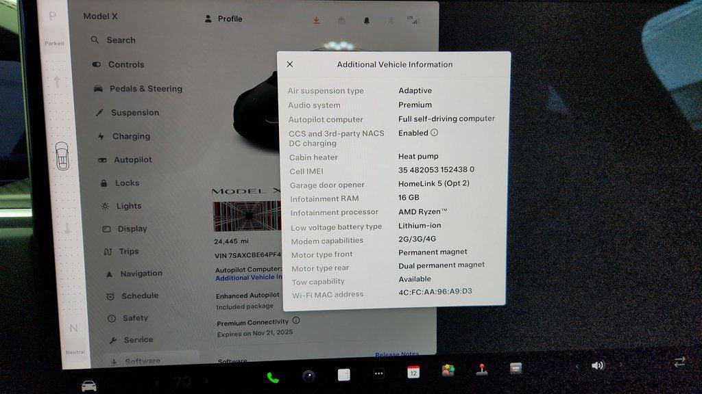 used 2023 Tesla Model X car, priced at $66,995