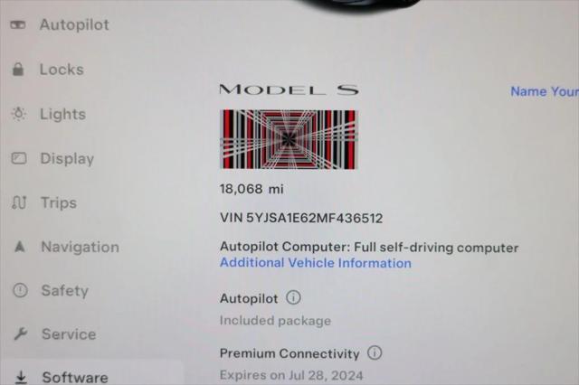 used 2021 Tesla Model S car, priced at $55,995