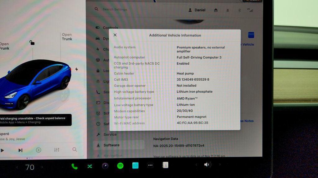 used 2023 Tesla Model 3 car, priced at $23,495