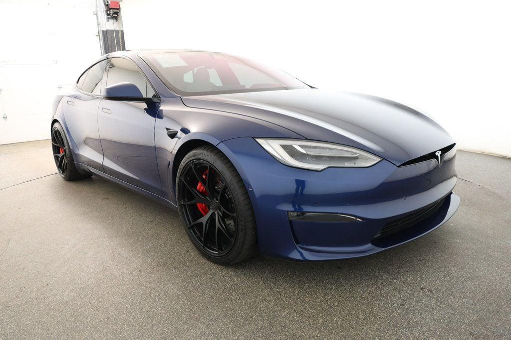 used 2021 Tesla Model S car, priced at $51,995