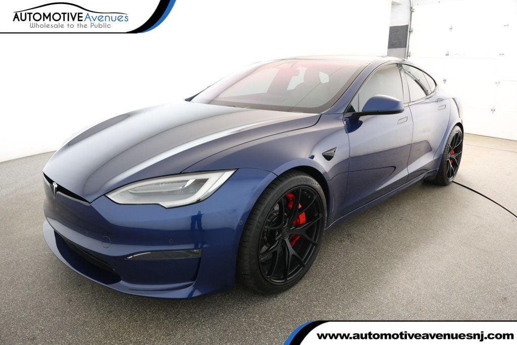 used 2021 Tesla Model S car, priced at $51,995
