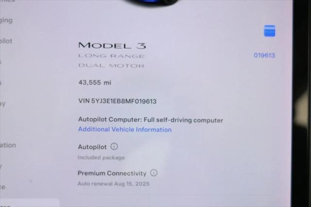 used 2021 Tesla Model 3 car, priced at $24,995