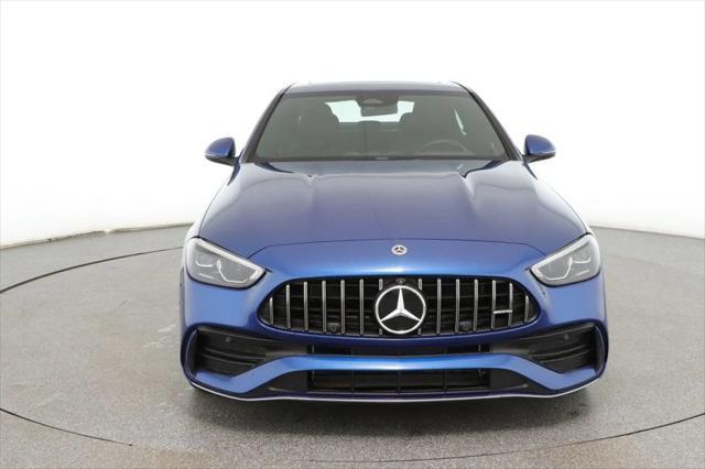 used 2023 Mercedes-Benz AMG C 43 car, priced at $47,495