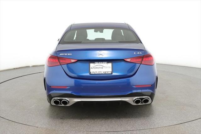 used 2023 Mercedes-Benz AMG C 43 car, priced at $47,495