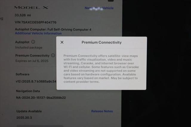 used 2023 Tesla Model X car, priced at $42,995