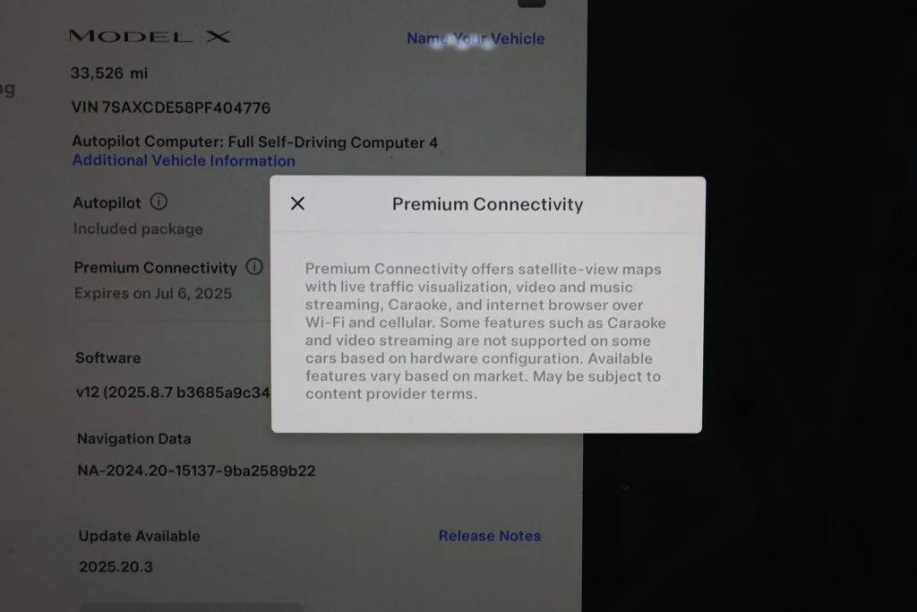 used 2023 Tesla Model X car, priced at $42,995