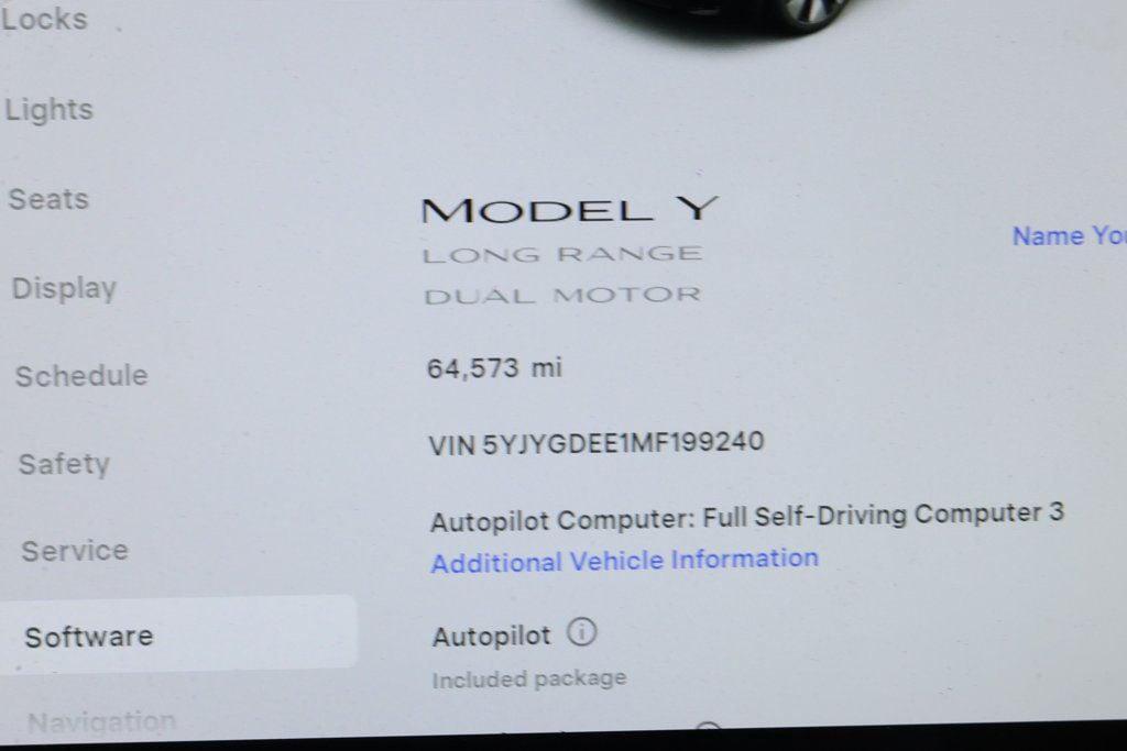used 2021 Tesla Model Y car, priced at $22,695