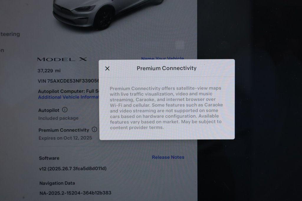 used 2022 Tesla Model X car, priced at $41,495