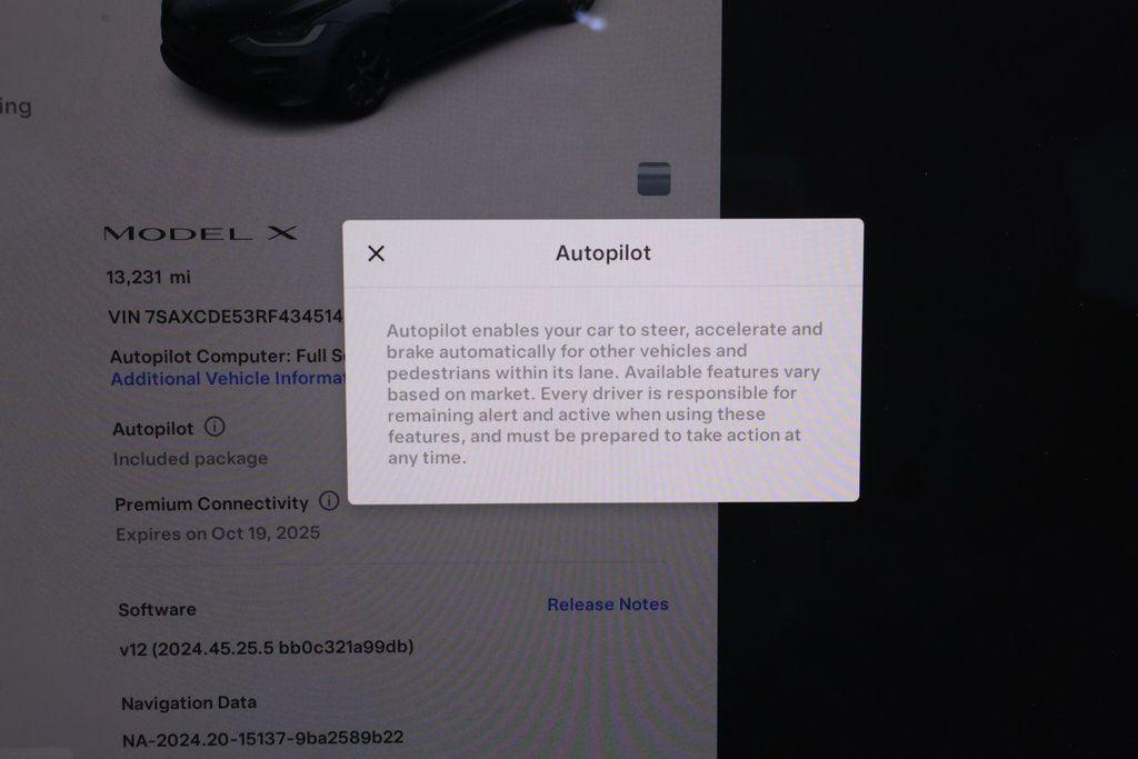 used 2024 Tesla Model X car, priced at $53,995