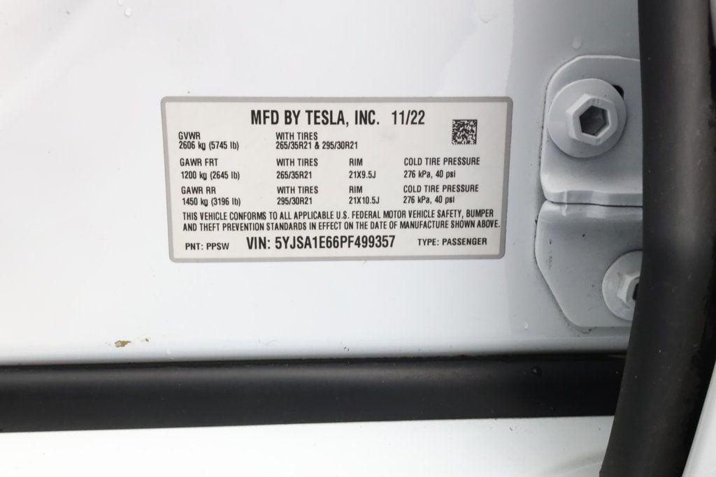 used 2023 Tesla Model S car, priced at $53,995