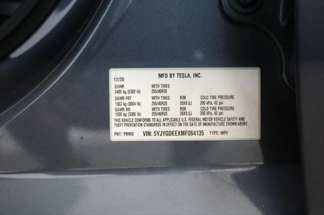 used 2021 Tesla Model Y car, priced at $21,995