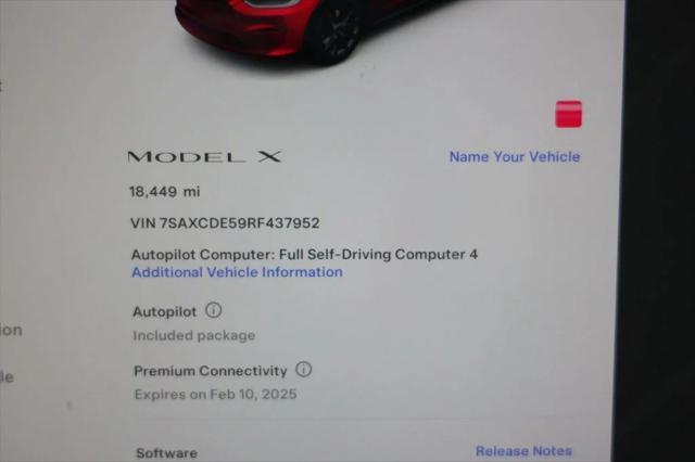 used 2024 Tesla Model X car, priced at $55,495