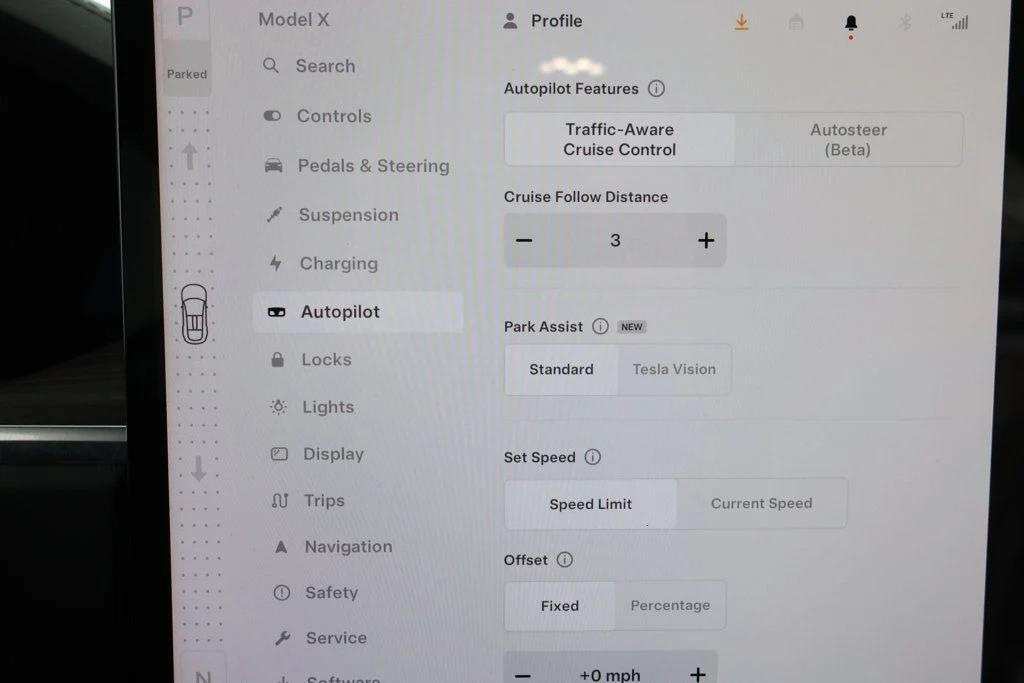 used 2022 Tesla Model X car, priced at $45,995
